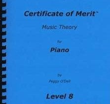 Level 8 Certificate of Merit Music Theory for Piano PODell Music
